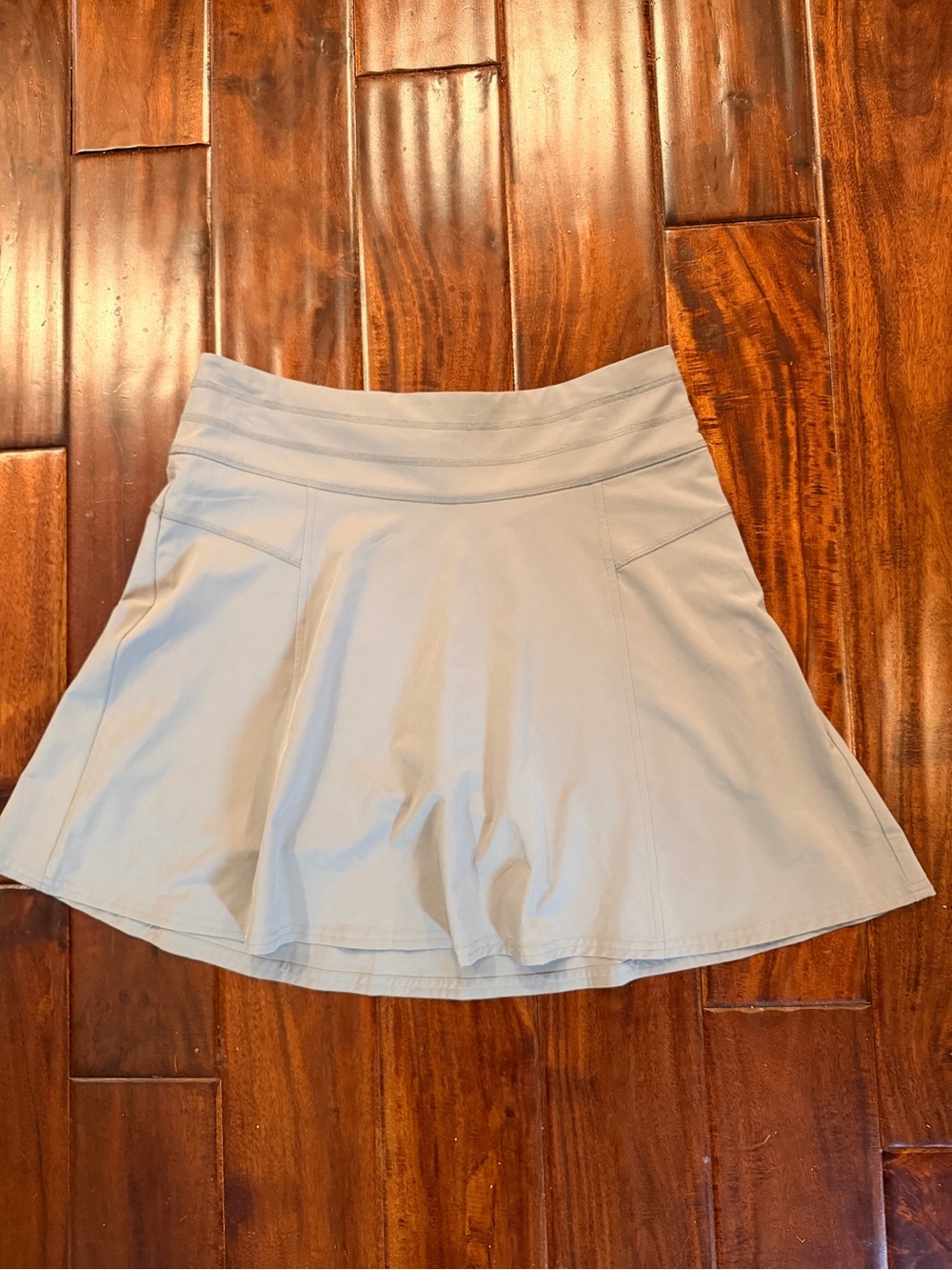 Athleta Women Ss4 Light Gray A-Line Skirt